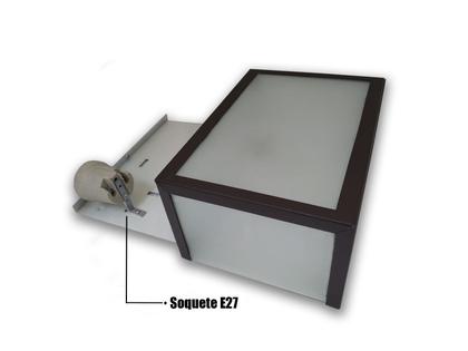 Imagem de Arandela 5 Vidros Parede Muro Externa E Interna