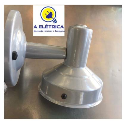 Imagem de arandela cinza para globo B10 (somente a base)