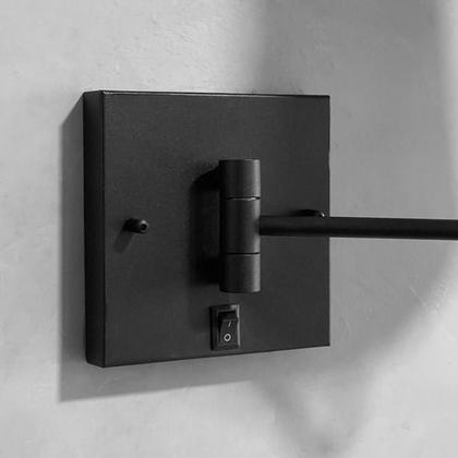 Imagem de Arandela de Parede Articulável Com Interruptor Com cúpula Decoração Casa e Sala, Quarto Cabeceira e Cama, Corredor, Escritório