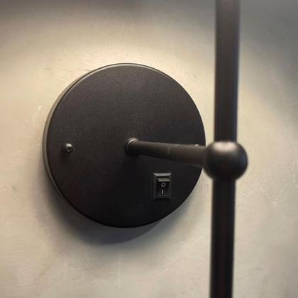 Imagem de Arandela De Parede Clássica alumínio Bivolt Com Interruptor e Cúpula Ref 05 Com Lâmpada Branco Quente