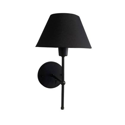 Imagem de Arandela De Parede Clássica Chumbo Com Interruptor e Cúpula branca e lâmpada branco frio Sala Quarto Dormitório, Banheiro, Escritório