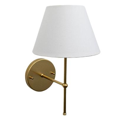 Imagem de Arandela De Parede Clássica Interna Alumínio Com Cúpula Ref 19 Iluminação de Casa, sala, Corredor, lavabo, Quarto e cabeceira cama