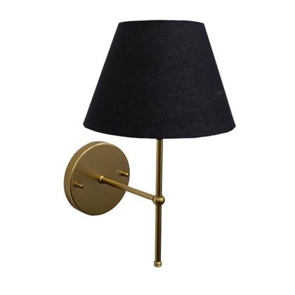 Imagem de Arandela De Parede Clássica Interna Alumínio Com Cúpula Ref 19 Iluminação de Casa, sala, Corredor, lavabo, Quarto e cabeceira cama