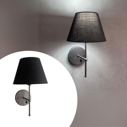 Imagem de Arandela De Parede Clássica interna de Chumbo Com Interruptor e Cúpula Rer 19 com Lâmpada Branco Frio