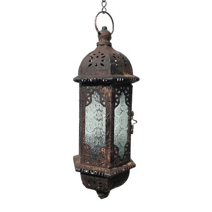 Imagem de Arandela Hexagonal Decorativa Com Alça P/Suspender C/ Vela