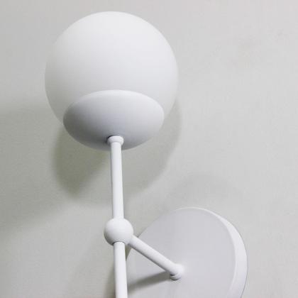 Imagem de Arandela Jabuticaba Monza Com 2 Esferas/bola/globo Vidro