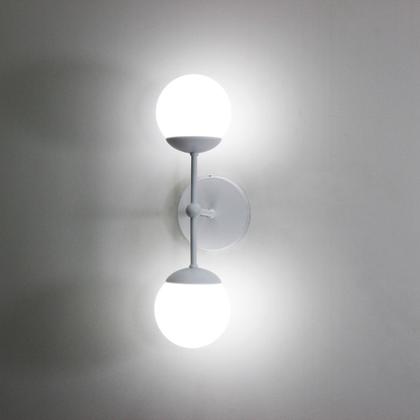 Imagem de Arandela Jabuticaba Monza Com 2 Esferas/bola/globo Vidro