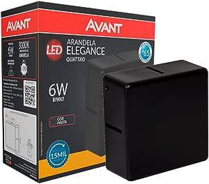 Imagem de Arandela led elegance versati pto - am3000k-4w-bivolt