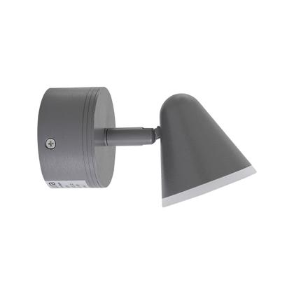 Imagem de Arandela Led Metal Aluminio Cinza 5w 3000k Yamamura