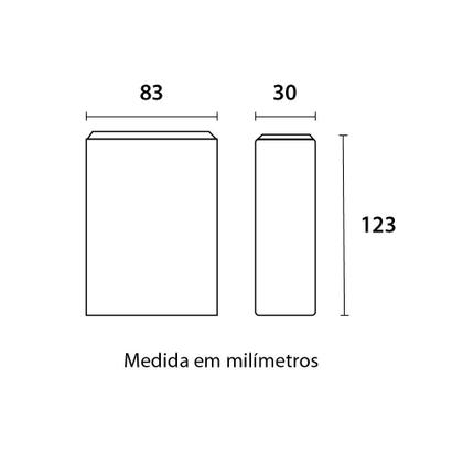 Imagem de Arandela LED MinceLed ABS Preta 4W 3000k - Germany