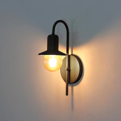 Imagem de Arandela LuminaLux ALX0049 Lustre Retro Preto Colonial