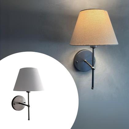 Imagem de Arandela luminaria De Parede Clássica Com Cúpula Ref 19 algodão Para Decoração iluminação de Casa