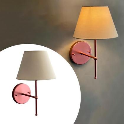 Imagem de Arandela luminaria De Parede Clássica Com Cúpula Ref 19 algodão Para Decoração iluminação de Casa