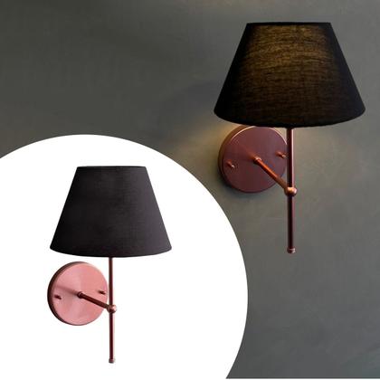 Imagem de Arandela luminaria De Parede Clássica Com Cúpula Ref 19 algodão Para Decoração iluminação de Casa