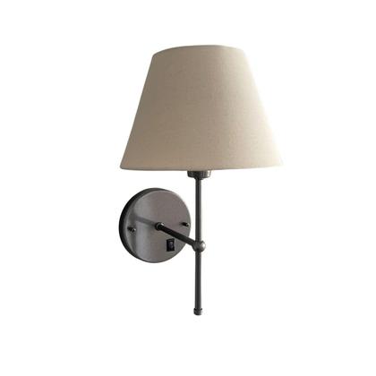 Imagem de Arandela Luminária De Parede Clássica Com Interruptor Cúpula Cone Ref 19 Para Decoração Casa e Sala, Quarto Cama e Cabeceira, Corredor, lavabo