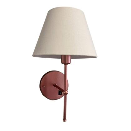 Imagem de Arandela Luminária De Parede Clássica Com Interruptor Cúpula Cone Ref 19 Para Decoração Casa e Sala, Quarto Cama e Cabeceira, Corredor, lavabo