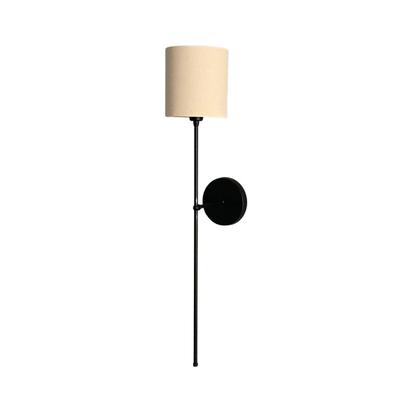 Imagem de Arandela luminária De Parede Clássica de Alumínio e Bivolt com Cúpula de Algodão Ref 83