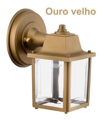 Imagem de Arandela Luminária De Parede Clássica Externa Ouro Velho 336