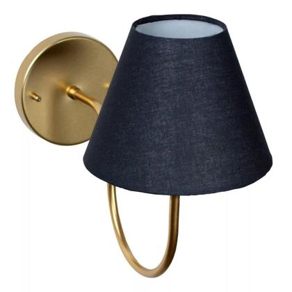 Imagem de Arandela luminária de Parede Curvada Clássica de Alumínio Com Cúpula Para Sala, quarto, Cama e Cabeceira, lavabo