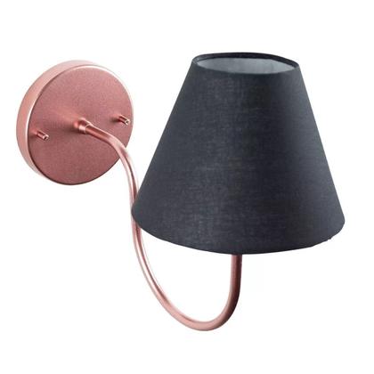 Imagem de Arandela luminária de Parede Curvada Clássica de Alumínio Com Cúpula Para Sala, quarto, Cama e Cabeceira, lavabo