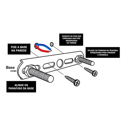 Imagem de Arandela luminaria de Parede Moderna Inclinada Com Interruptor ou Sem Interruptor Com Globo Vidro 10cm Decoração Iluminação
