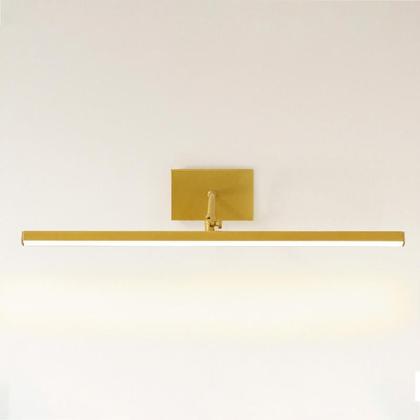 Imagem de Arandela Luminária Quadro Espelho Led 3000K Dourado 110V