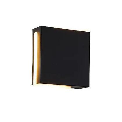 Arandela Nordecor Wadra 2450 Led 8W 3000K Preto Fosco Imagem de Arandela Nordecor Wadra 2450 Led 8W 3000K Preto Fosco