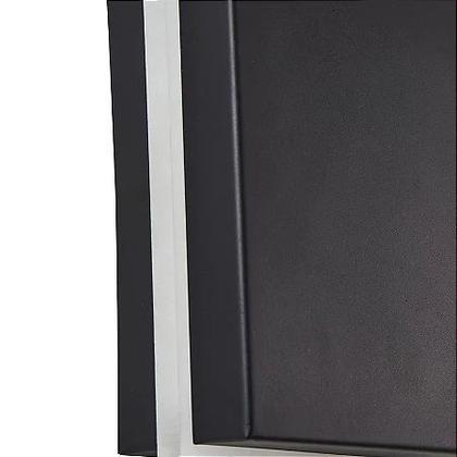 Arandela Nordecor Wadra 2450 Led 8W 3000K Preto Fosco Imagem de Arandela Nordecor Wadra 2450 Led 8W 3000K Preto Fosco