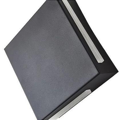Arandela Nordecor Wadra 2450 Led 8W 3000K Preto Fosco Imagem de Arandela Nordecor Wadra 2450 Led 8W 3000K Preto Fosco