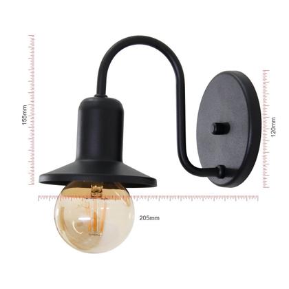 Imagem de Arandela Nordic Vintage Industrial Atual Moderna Déli Retro