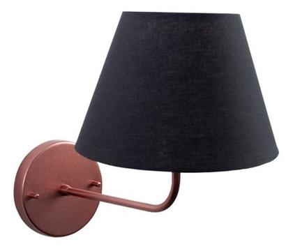 Imagem de Arandela Parede Clássica Curvada 1 Interna Com Cúpula Cônica Decorar Para Casa e Sala, Corredor, Quarto ou Cabeceira