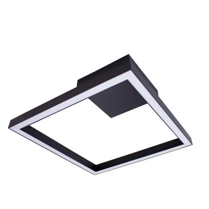 Imagem de Arandela Plafon Fit Led 33,6w 41x41cm 3000k Aluminio PRETA St1285