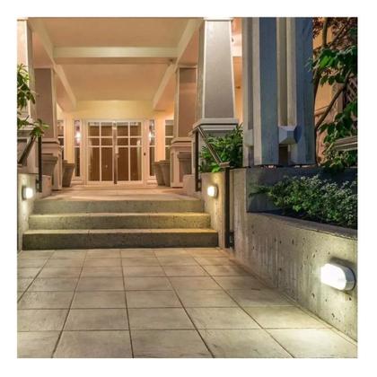 Imagem de Arandela Tartaruga Led Preta Ip65 5w Branco Frio 6500k