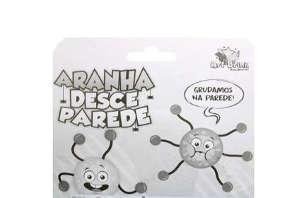 Imagem de Aranha Desce Parede Dona Aranha Gruda Na Parede Colorido Decoração Criança Quarto - Art Brink