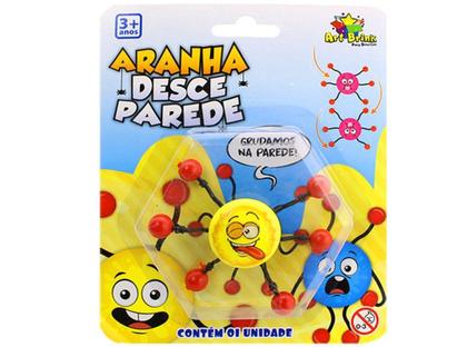 Imagem de Aranha Desce Parede Dona Aranha Gruda Na Parede Colorido Decoração Criança Quarto - Art Brink