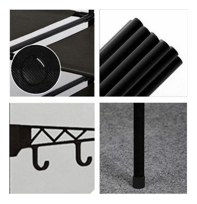 Imagem de Arara Cabideiro Para Roupa Triplo Cabides Sapateira Multiuso