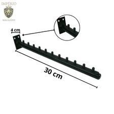 Imagem de Arara de parede para cabide  KIT com 5 inclinado