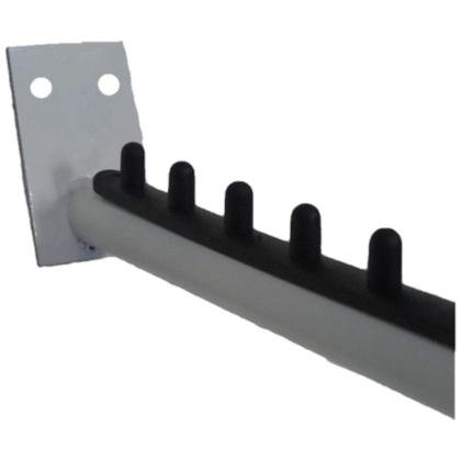 Imagem de Arara de parede para cabide  KIT com 5 inclinado