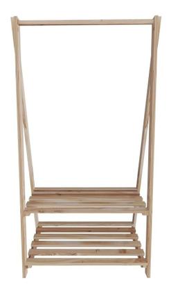 Imagem de Arara De Parede Para Roupa Loja Casa Cabideiro Simples Arara