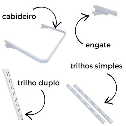 Imagem de Arara de parede plus - 2,50m