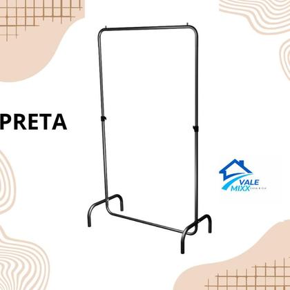 Imagem de Arara De Roupa Cabideiro 100CM DE CHAO DESMONTÁVEL LOJA OU CLOSET