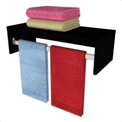 Imagem de Arara de Roupa Cabideiro Parede - Quarto, Lavanderia 100% MDF