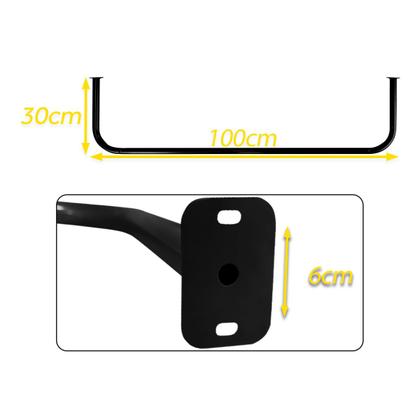 Imagem de Arara De Roupas Cabideiro De Parede P/ Quarto 1,00m Lazúli