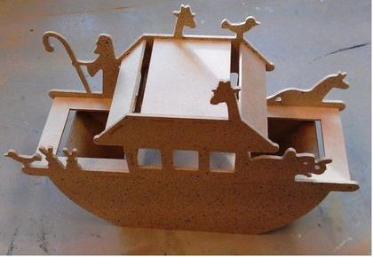 Imagem de Arca de Noé 3D corte à laser em MDF