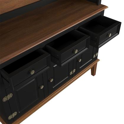 Imagem de Arca e Oratório 6 Portas e 3 Gavetas - Madeira Maciça