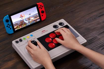 Imagem de Arcade Stick 8Bitdo para Switch e Bluetooth sem fio do Windows