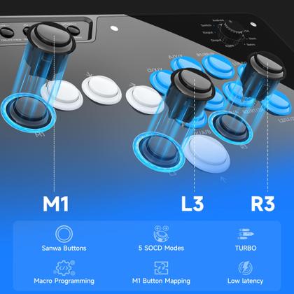 Arcade Stick MAYFLASH F700 FLAT Elite Wireless PS5/PS4/PC/Xbox