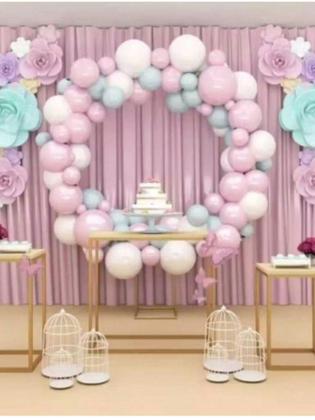 Imagem de Arco Em Ferro Desmontável P/ Painel Redondo P/festa E Evento