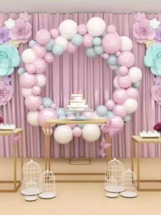 Imagem de Arco Em Ferro Desmontável P/ Painel Redondo P/festa E Evento