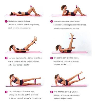 Imagem de Arco Pilates Anel Tonificador Flexível Yoga Treino Fitness